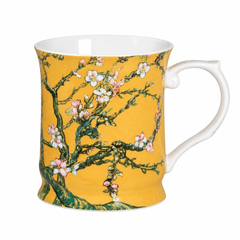 Mug Fine Bone China Van Gogh Almond Blossoms in gold