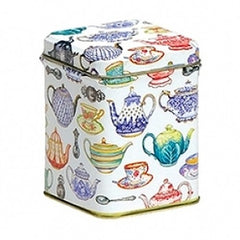 Tea Caddy 'Tea Design' Square 100 g