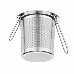 Tea Infuser 'Hang-in-Cup' Stainless Steel w Folding Handles