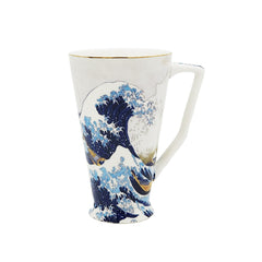 The Great Wave Tall Fine Bone China Mug