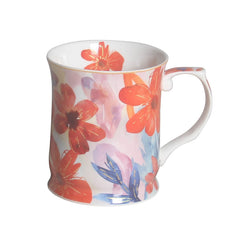 Watercolour Flora Fine Bone China Mug