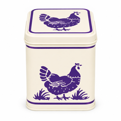 Tea Caddy square Emma Bridgewater Blue Hen