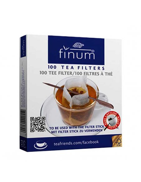 Finum Cup Size Paper Filters with Stick