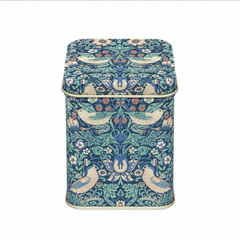 Tea Caddy William Morris Strawberry Thief Blue