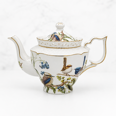 Australian Birds Fine Bone China Teapot 1 litre