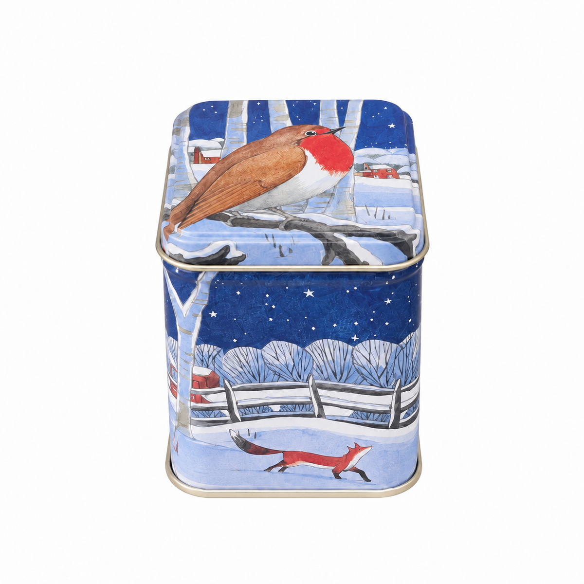 Tea Caddy square Emma Bridgewater Winter Animals