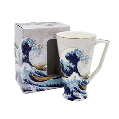 The Great Wave Tall Fine Bone China Mug