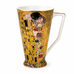 Gustav Klimt The Kiss Tall Fine Bone China Mug